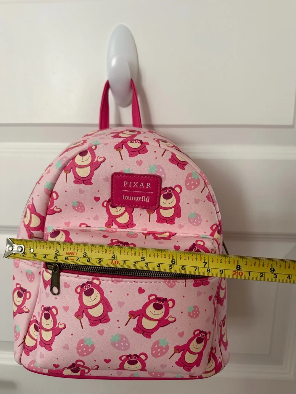 Loungefly Pink Lotso Strawberry Mini Backpack